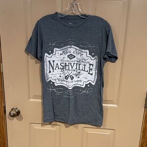 Women's Charcoal Nashville Graphic Tee